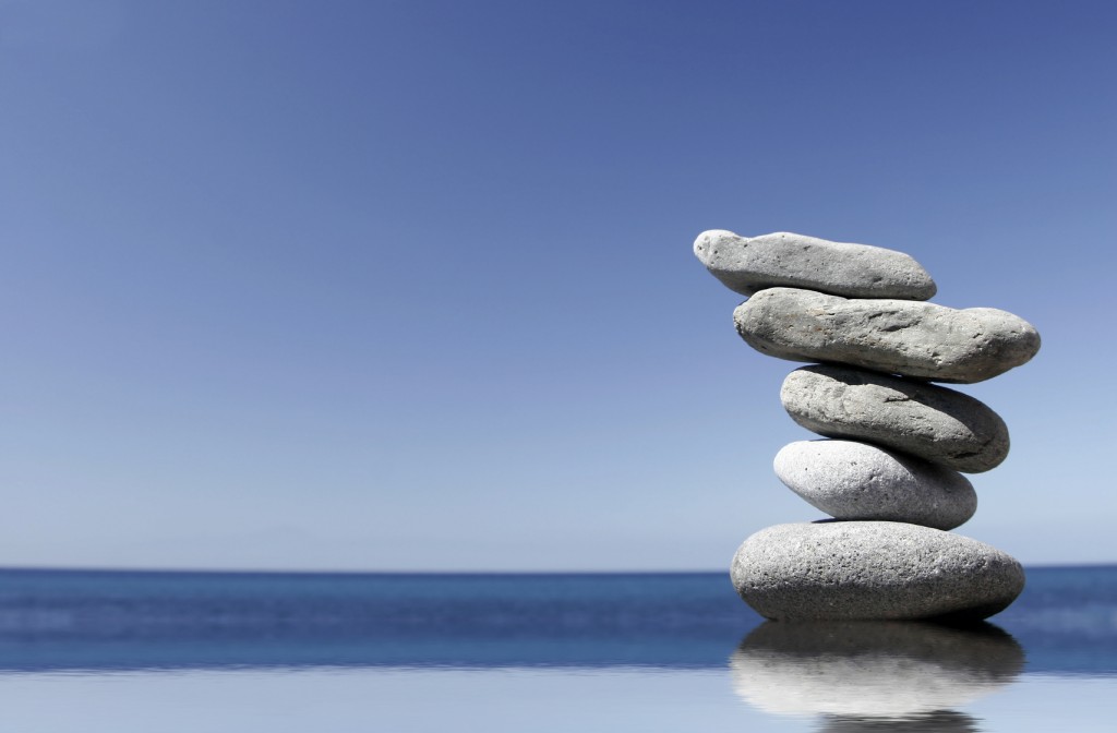 Pebble Stack In Water